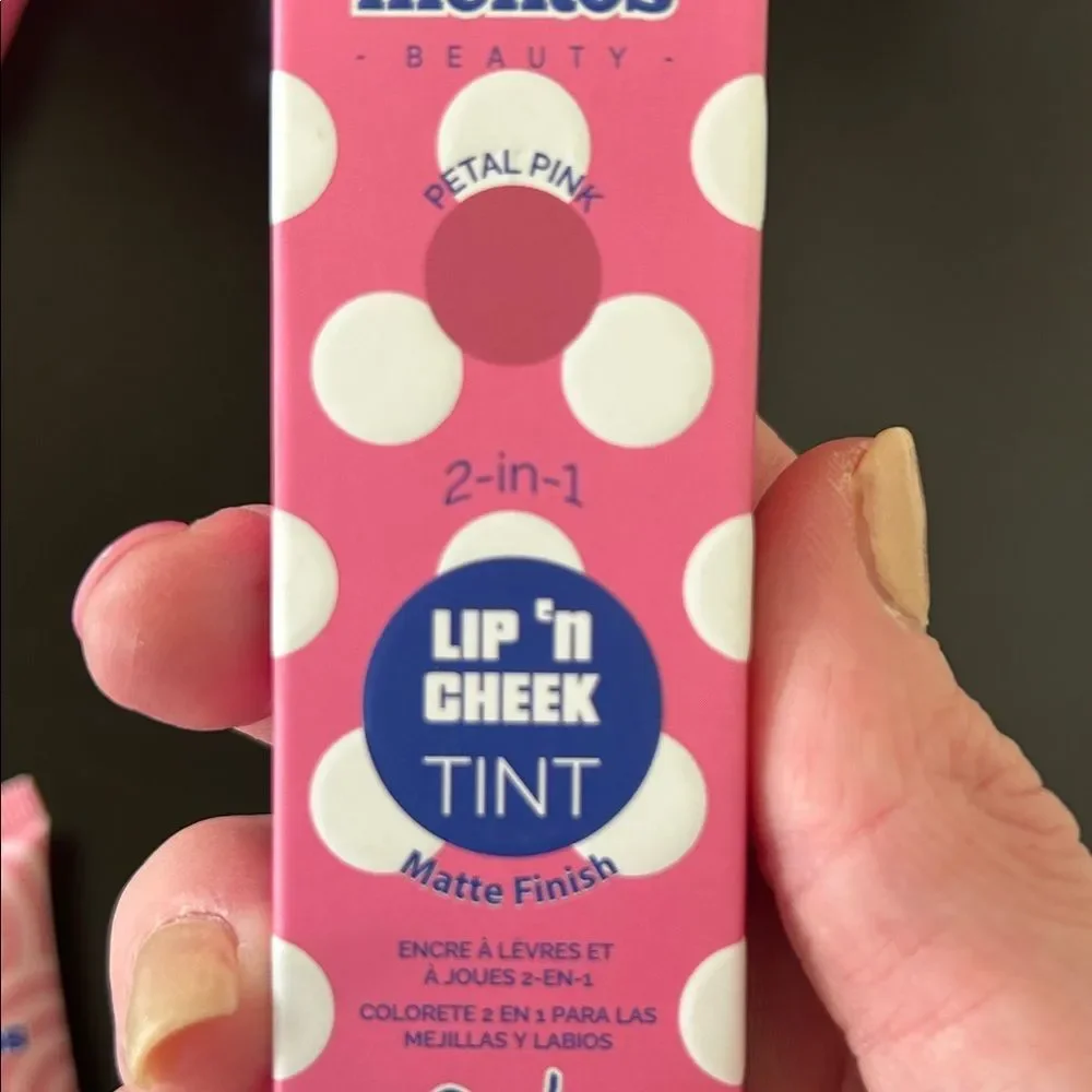 RUDE Cosmetics x Mentos Lip 'n Cheek Tint - Petal Pink NIB